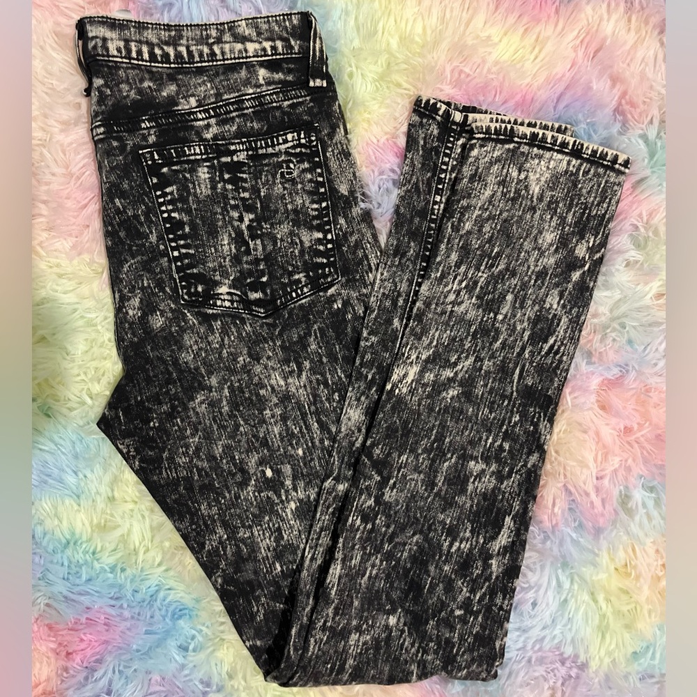 RAG & BONE marbled jeans, skinny fit